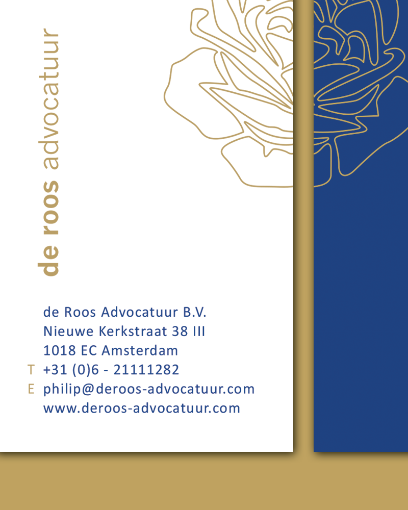 De Roos Advocatuur | Logo & Huisstijl