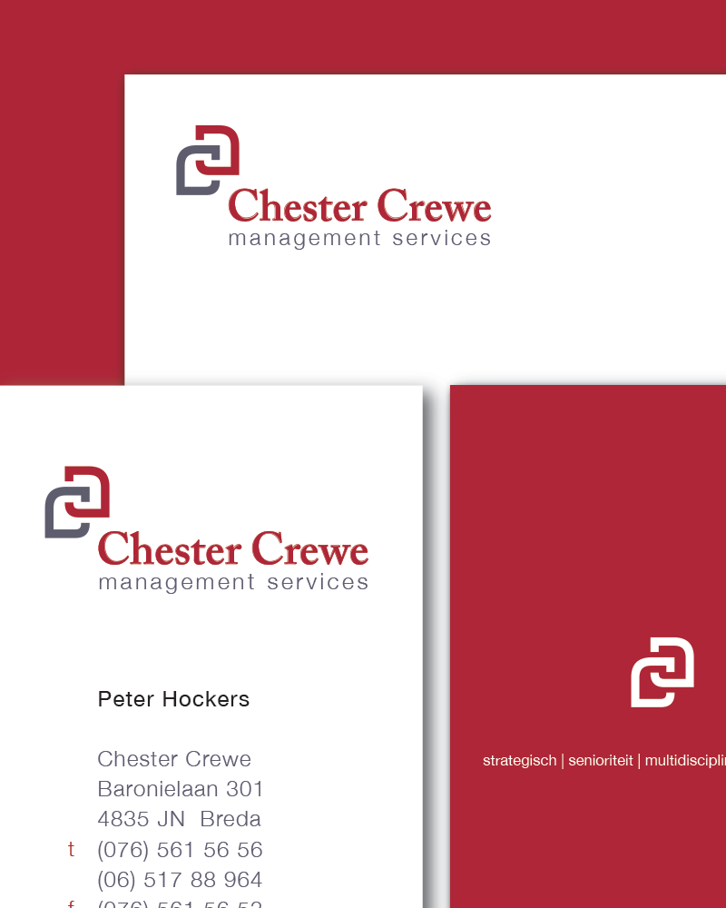 Chester Crewe | Logo, Huisstijl & Website