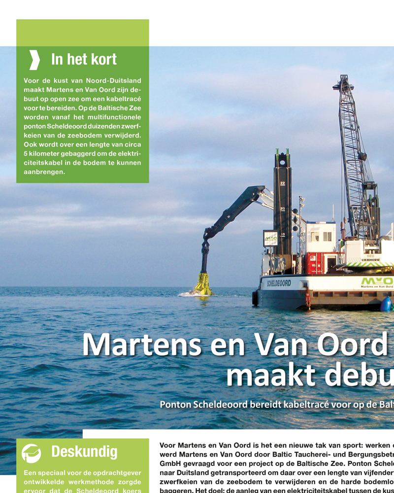 Martens en Van Oord| Autograaf brochure voorstel
