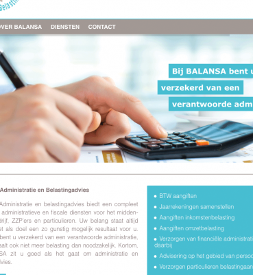 Administratie BALANSA | website